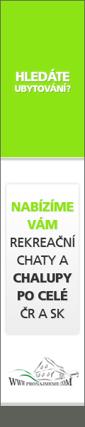 Pronájem rekreační chaty, chalupy. Ubytování v penzionech, apartmánech. Ideální dovolena v ČR a SK